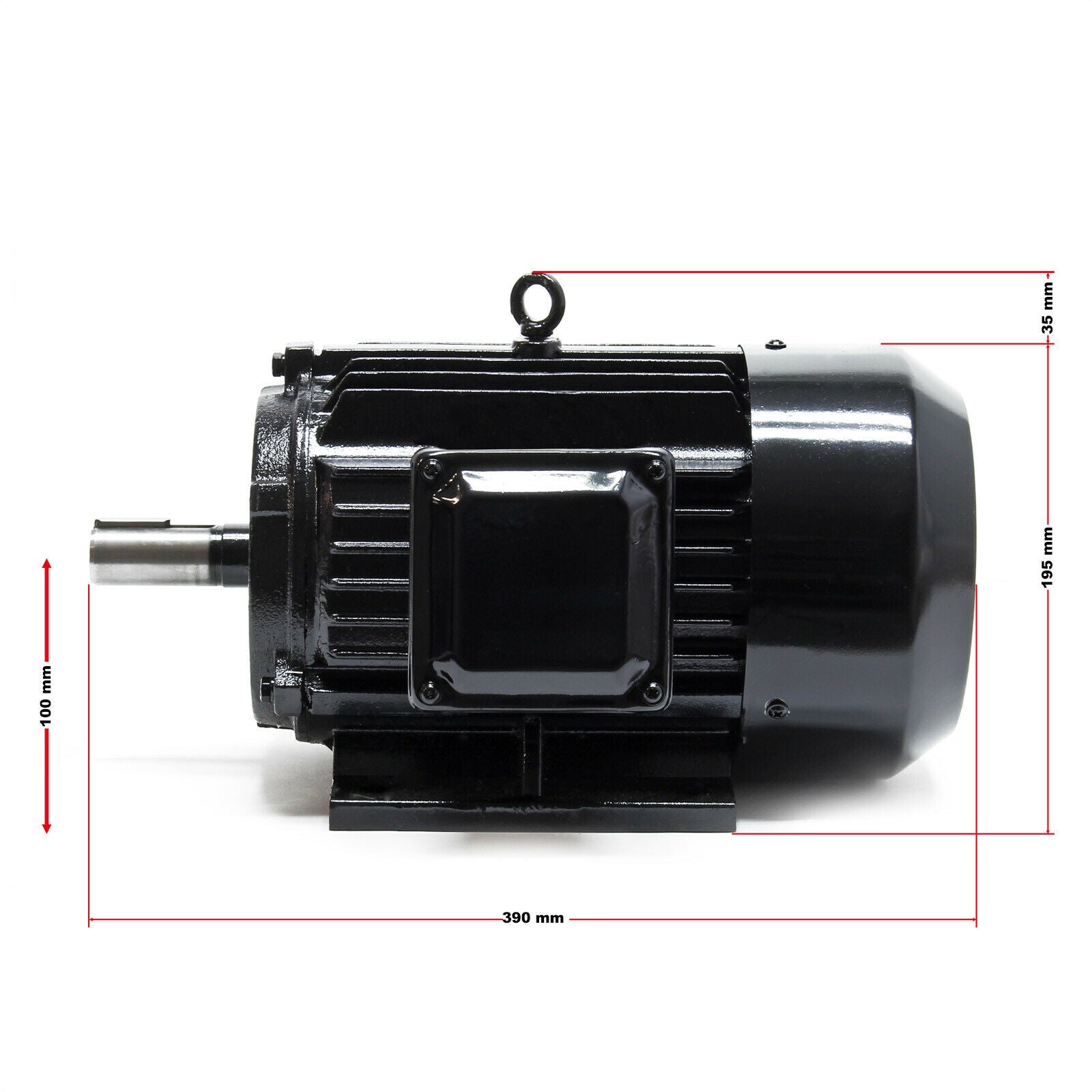 Motore asincrono trifase rotore in rame 2 poli 3k watt 400v ip44 elettrico 16_0002444
