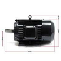 Motore asincrono trifase rotore in rame 2 poli 3k watt 400v ip44 elettrico 16_0002444