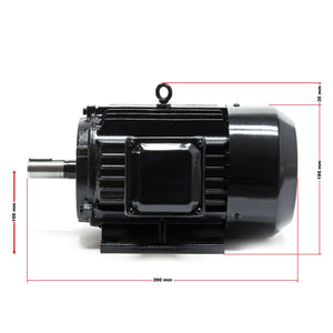 Motore asincrono trifase rotore in rame 2 poli 3k watt 400v ip44 elettrico 16_0002444