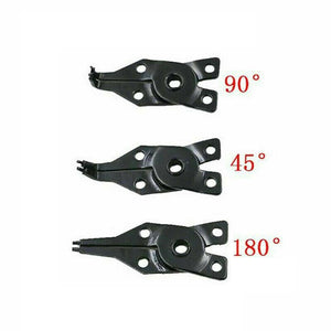 PINZA SEEGER PER FERMI APRI ANELLI ELASTICI INTERNI ESTERNI KIT SET 3 TESTE CASA