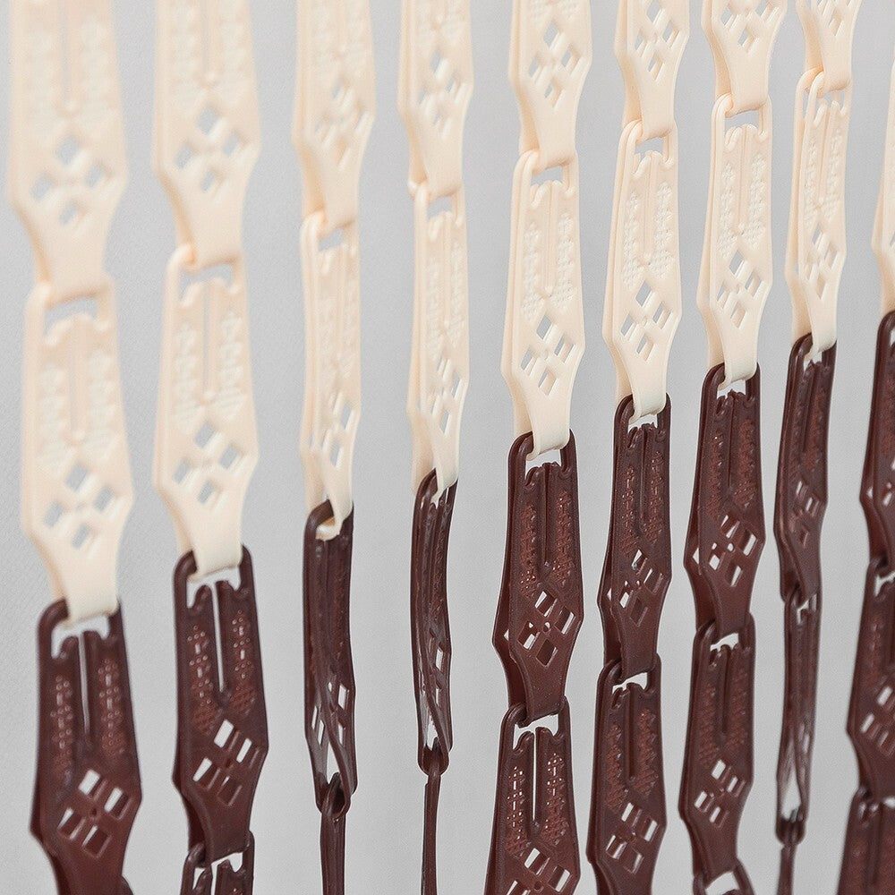 Tenda Piastrine Pvc Etnica Finestra Porta Entrata Interno Esterno Zanzariera Antimosche 120x230 (B)