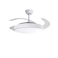 VENTILATORE SOFFITTO LUCE PALE SCOMPARSA 85W LAMPADARIO SOSPENSIONE 50CM SJ-201
