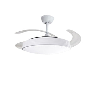 VENTILATORE SOFFITTO LUCE PALE SCOMPARSA 85W LAMPADARIO SOSPENSIONE 50CM SJ-201