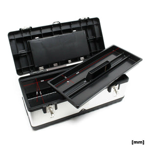 Cassetta portautensili cm 59 raffinata cassa portautensili in acciaio con maniglia 16_0000269