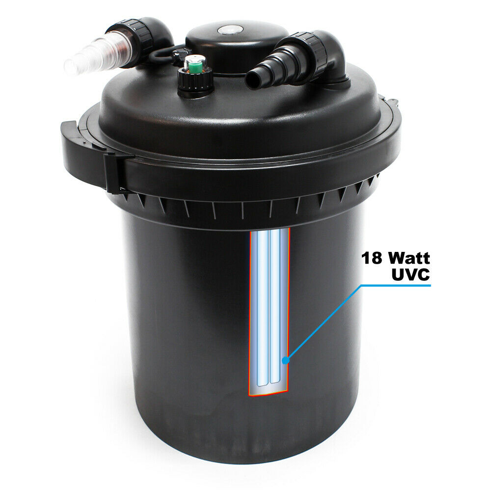 Filtro per stagno a pressione sterilizzatore UVC 18 Watt fino a 30000 l 16_0001959