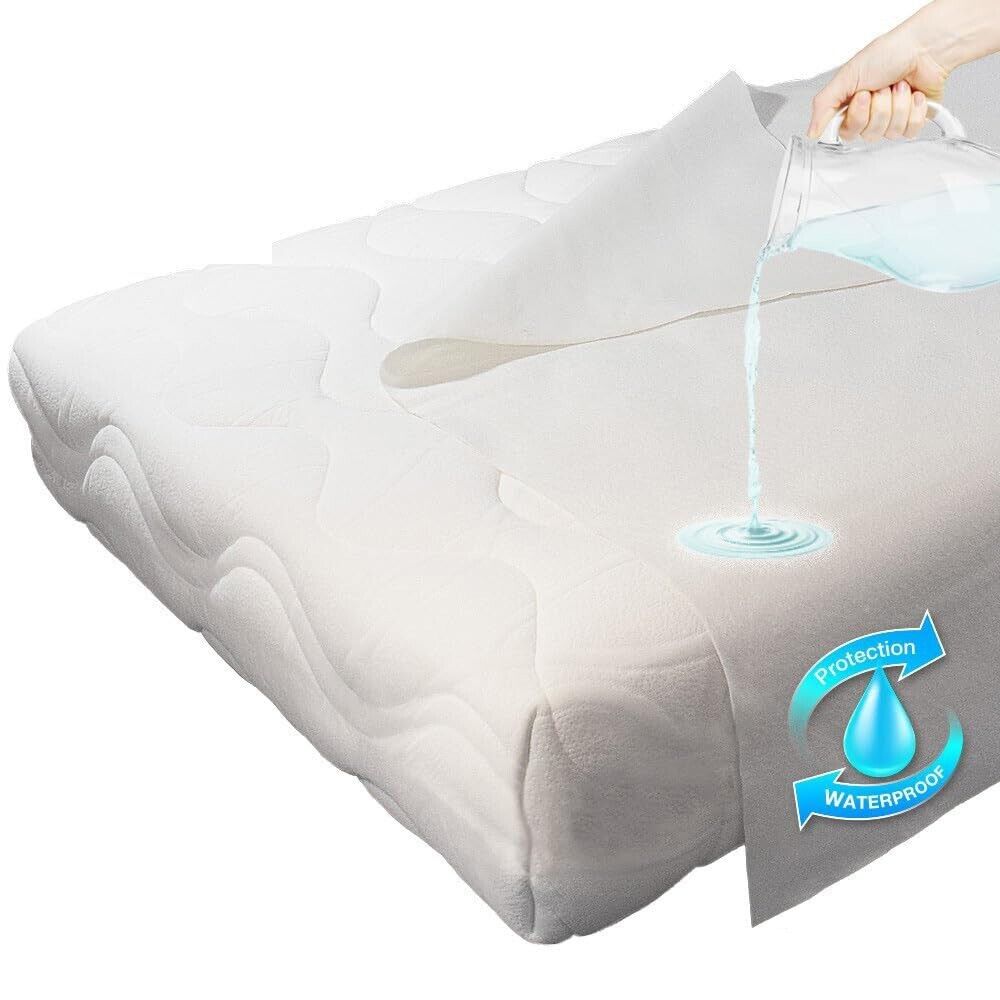 Traversa Impermeabile 140x600 Cm Tessuto Spugna Cotone Pvc Coprimaterasso Salva Divano Culla Letto 