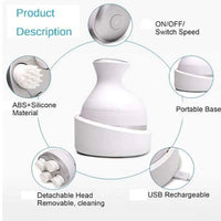 MASSAGGIATORE CUOIO CAPELLUTO RICARICABILE TESTA MASSAGGIO GATTO STRESS MZ5568