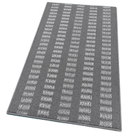 Tappeto Cucina Morbido 3D Assorbente Lavabile Antiscivolo Passatoia Bordata A Righe 57x135 Grigio