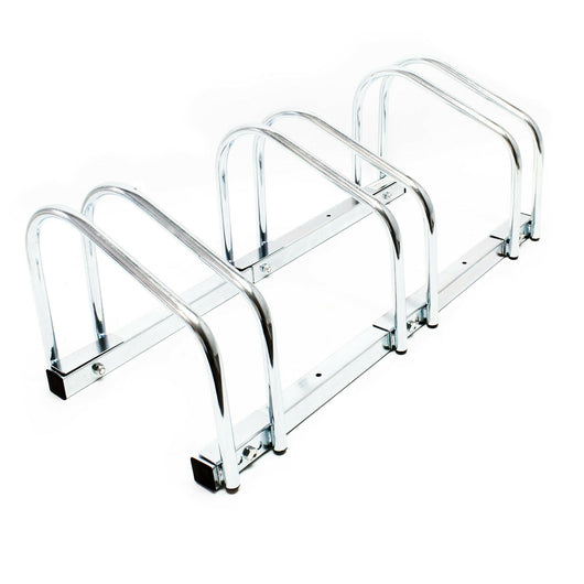 Portabici da pavimento per 3 biciclette cm 70 in metallo zincato 16_0001499