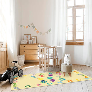 Tappeto Cameretta 75x120 Cm Camera Letto Bambini Moderno Antimacchia Morbido Gioco Bimbi Dis B