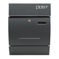 Cassetta postale dal design moderno porta giornali da parete antracite 16_0000062