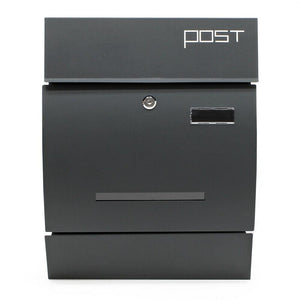 Cassetta postale dal design moderno porta giornali da parete antracite 16_0000062