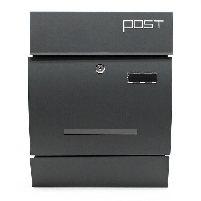 Cassetta postale dal design moderno porta giornali da parete antracite 16_0000062