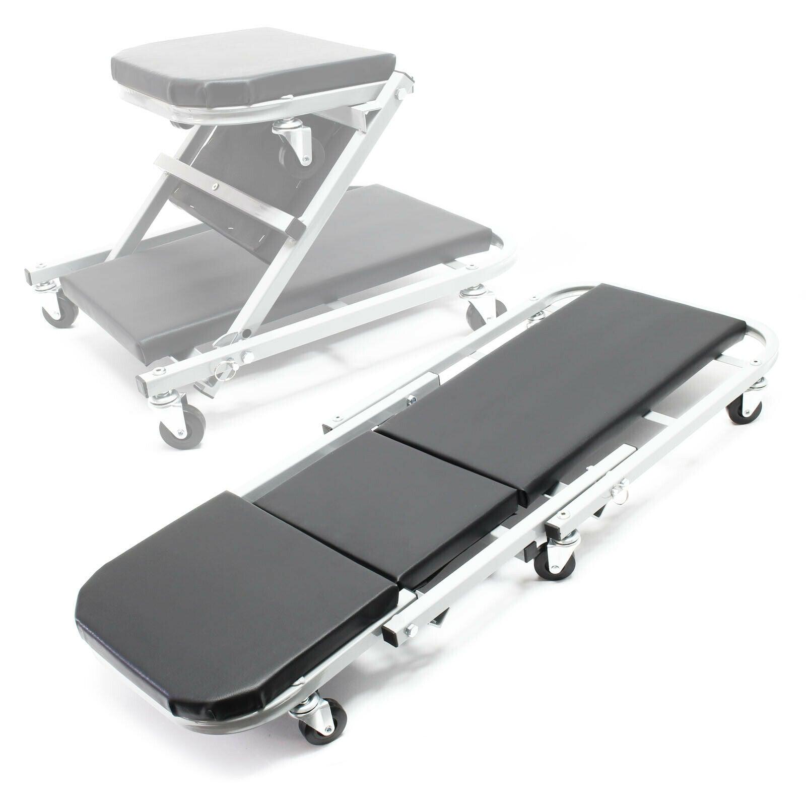 Carrello ispezione meccanica garage officina 2-1 posti max 150 kg 16_0000768