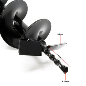 Set trivella termica 63,3 ccm 3 hp punta 200 mm uso 2 persone trapano 16_0001565