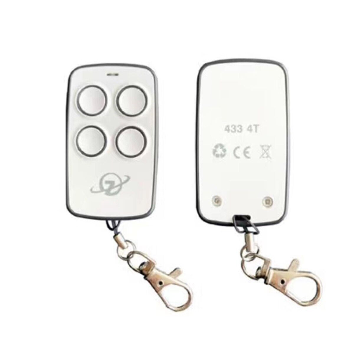 TELECOMANDO COMPATIBILE CANCELLO ANTIFURTI SERRANDE UNIVERSALE 4 TASTI 433Mhz 4T