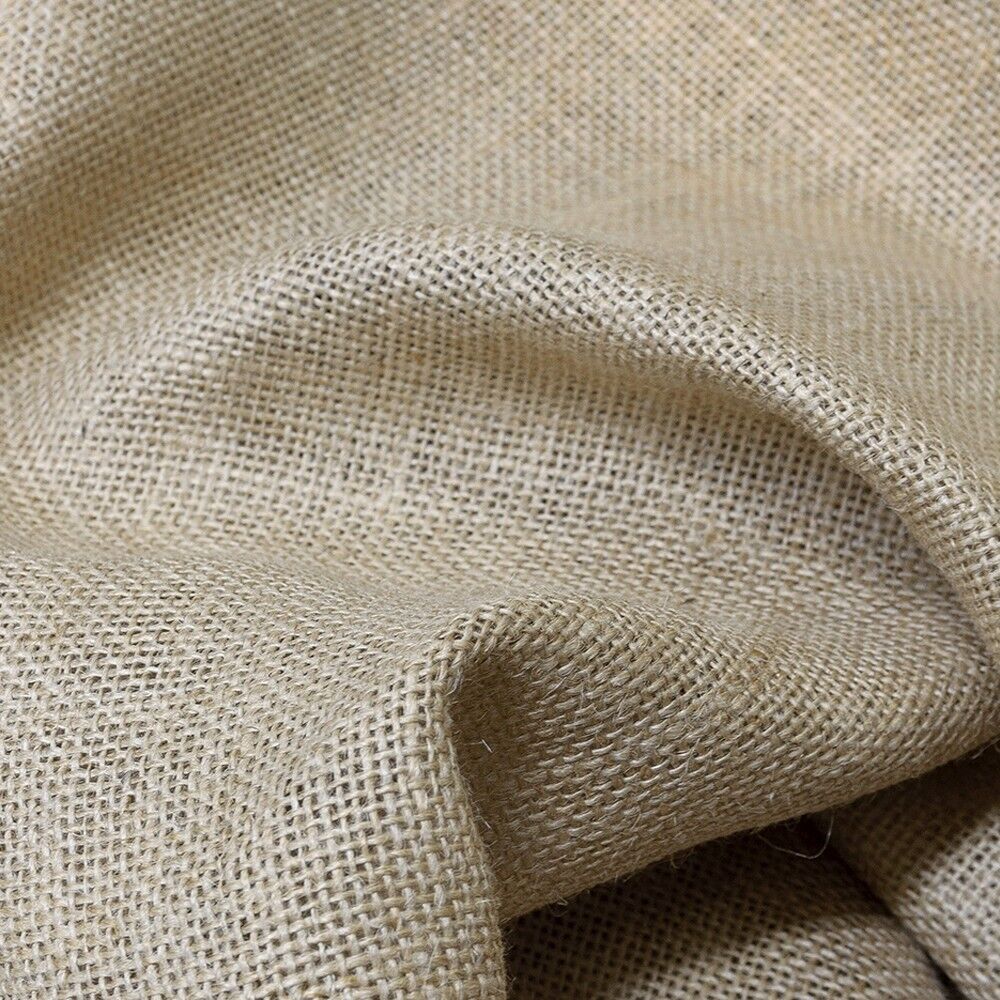 Juta Tessuto Tela Yuta 140x300 Cm Fibra Naturale 305 GR/m² Decorazioni Casa Rivestimenti Bricolage