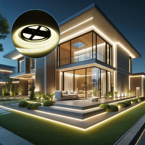 STRISCIA LED SMD 9W 10MT IP66 IMPERMEABILE LUCE BIANCO NATURALE ESTERNO INTERNO