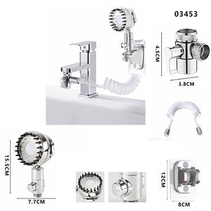 DOCCIA MANO DOCCETTA PORTATILE LAVANDINO TUBO CAMPEGGIO MASSAGGIO CAPELLI 03453