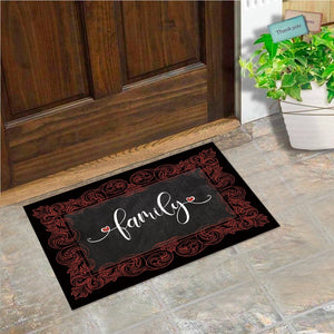 Zerbino Gomma Sostenibile 40X70 Antiscivolo Ingresso Interno Esterno Moderno Dis.A