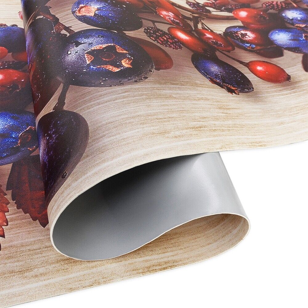 Tappeto Cucina Pvc Antimacchia 51x250 Cm Passatoia Mirtilli Antiscivolo Antisfilo