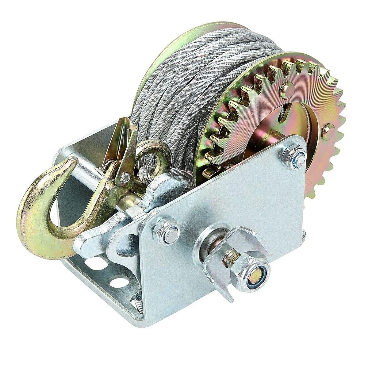 PARANCO MONTACARICHI VERRICELLO GANCIO MANUALE ARGANO 1200 LBS CAVO ACCIAIO