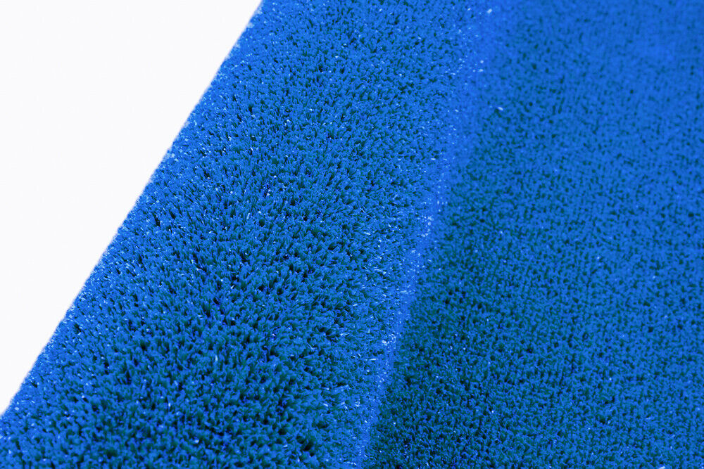 Erba Sintetica Blu 2x25 Mt 7mm Decorativa Casa Negozio Giardino Prato Manto Erboso