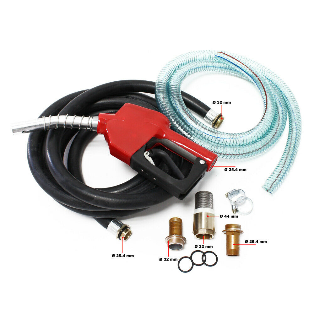 Pompa gasolio organico autoadescante 230v volt 750 watt 80l/min pistola automatica 16_0000602