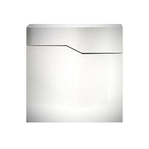 Cassetta postale di design in acciaio inox scomparto per giornali montante in acciaio inox argento 16_0000094