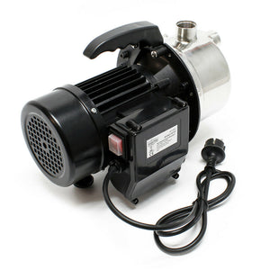 Pompa acqua elettrica portatile per uso domestico da giardino in acciaio pregiato 1100 watt 4600 litri all'ora 16_0002463