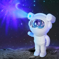 PROIETTORE ASTRONAUTA LUCE NOTTURNA SPEAKER BLUETOOTH CAMERETTA RGB TELECOMANDO