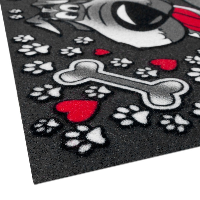 Zerbino Gomma Simpatico Tappeto Ingresso Asciugapassi Antiscivolo Made In Itay Dis.F