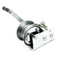 Verricello manuale zincato rapporto di trasmissione 4:1/8:1 traino 1100 kg paranco 8 m 16_0000519