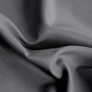 Tenda Porta Finestra 140x280 Cm Raso Sintetico 1 Pannello Coprente Occhielli Acciaio Antracite