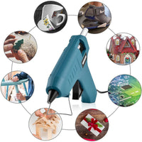 PISTOLA COLLA A CALDO 15W CON 30 STICK PROFESSIONALE DIY WESCO FAI DA TE WS5801