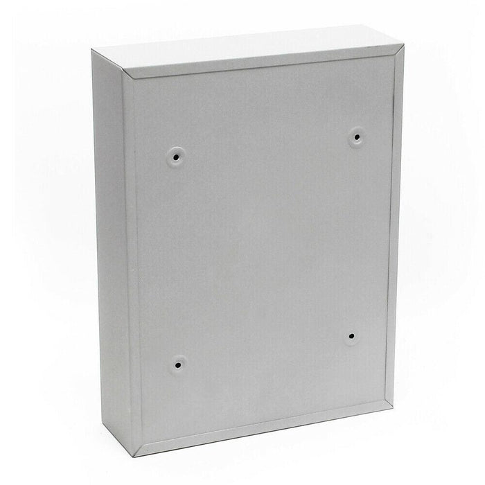 Cassetta postale di design da parete in acciaio zincato argento 16_0000068