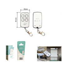 TELECOMANDO COMPATIBILE CANCELLO ANTIFURTI SERRANDE UNIVERSALE 4 TASTI 433Mhz 4T