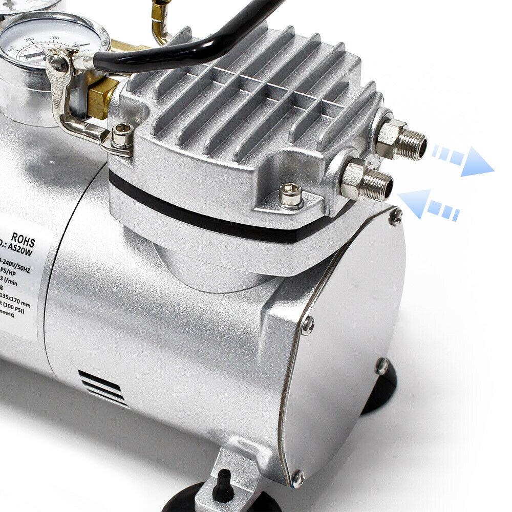 Compressore per aerografo Watt con pompa a vuoto in un unico dispositivo 16_0001733