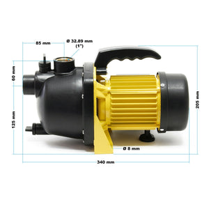 Pompa da giardino 3800 litri all'ora Pompa dell'acqua da 1200 watt Pompa dell'acqua piovana da laghetto da 48 m 16_0002458