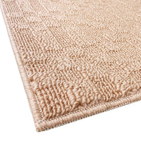 Tappeto Bagno 3D Morbido Assorbente Antiscivolo Lavabile Scendiletto Camera 45x75 Cm Salmone