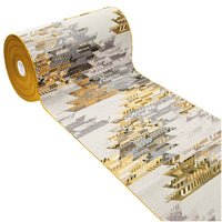 Tappeto Cucina Etnico 54x140 Cm Moderno Passatoia Antiscivolo Tessuto Gobelin Lavabile Giallo