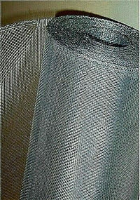 Rete Zanzariera 100 cm X 200 cm Alluminio Americana 18/16  Grigia  