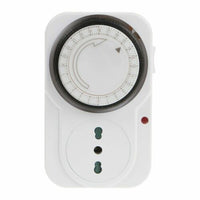 PRESA ELETTRICA CON TEMPORIZZATORE 230 V TEMPORIZZATA TIMER 24 ORE PROGRAMMABILE