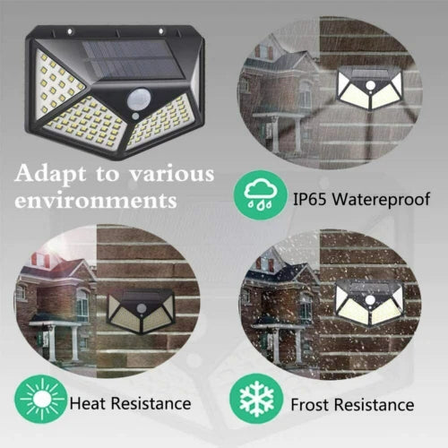12 pezzi faretti a LED con pannello solare per esterno giardino garage CASA
