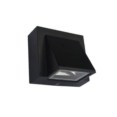 APPLIQUE LED COB IP65 FARETTO 5W LAMPADA MURO PARETE NERO LUCE CALDA 3000K