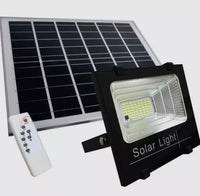 Faro 800W Led Compatto Da Esterno Con Pannello Solare E Controllo Remoto