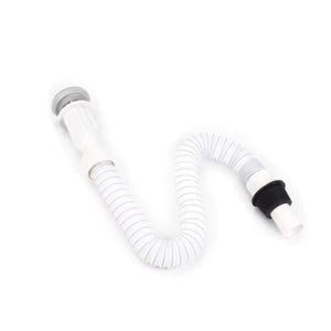 TUBO DI SCARICO FLESSIBILE LAVABO A FALDA UNIVERSALE ACCIAIO FOGNARIO DGO-159