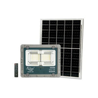 FARO LED CON PANNELLO SOLARE LUCE FREDDA FARETTO LED CASA GIARDINO ESTERNO 300W