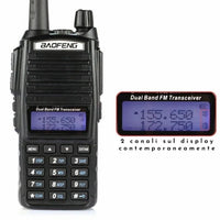 RICETRASMITTENTE BAOFENG 10W POTENTE WALKIE-TALKIE RADIO DUAL BAND dtmf pmr
