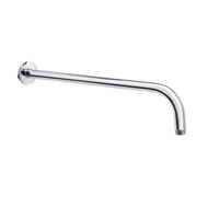 BRACCIO DOCCIA ACCIAIO CROMATO PER SOFFIONE ARREDO BAGNO UNIVERSALE 45CM 01988